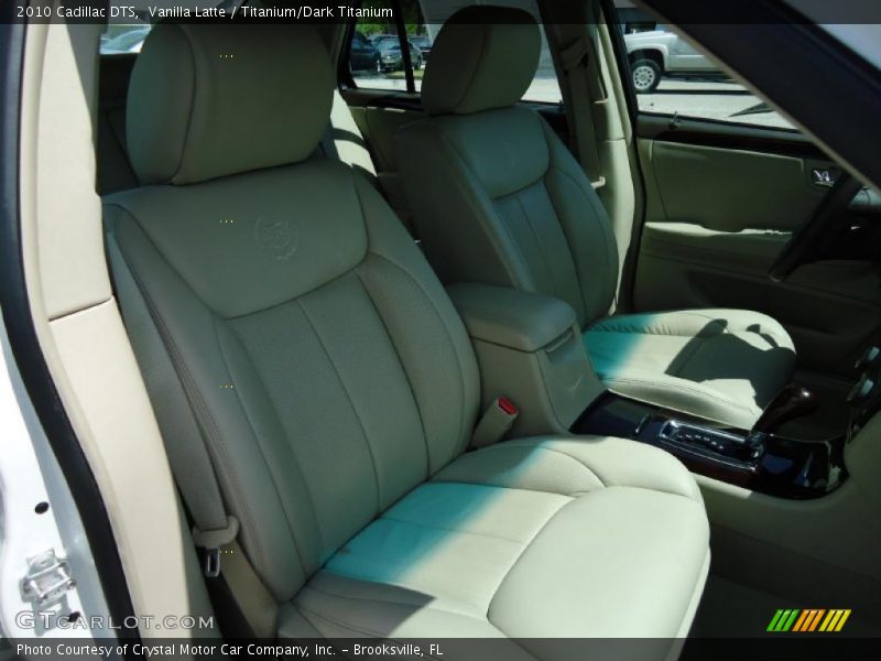 Vanilla Latte / Titanium/Dark Titanium 2010 Cadillac DTS