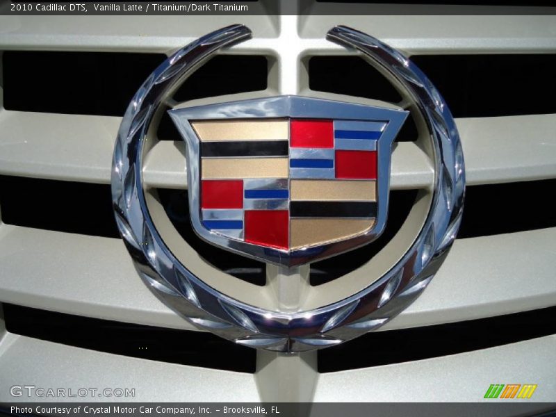 Vanilla Latte / Titanium/Dark Titanium 2010 Cadillac DTS