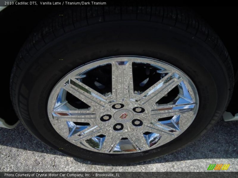 Vanilla Latte / Titanium/Dark Titanium 2010 Cadillac DTS