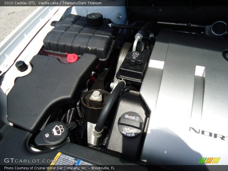 Vanilla Latte / Titanium/Dark Titanium 2010 Cadillac DTS