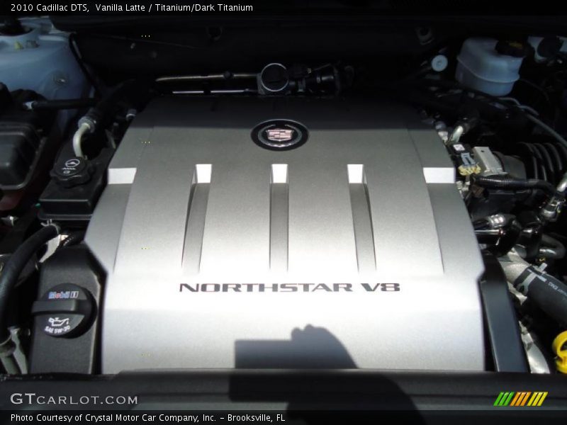 Vanilla Latte / Titanium/Dark Titanium 2010 Cadillac DTS