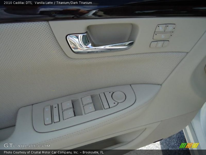 Vanilla Latte / Titanium/Dark Titanium 2010 Cadillac DTS
