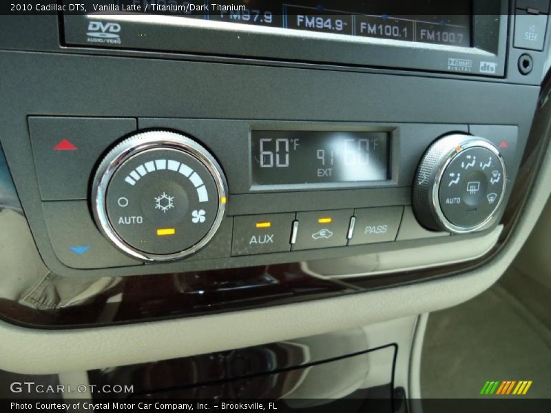 Vanilla Latte / Titanium/Dark Titanium 2010 Cadillac DTS