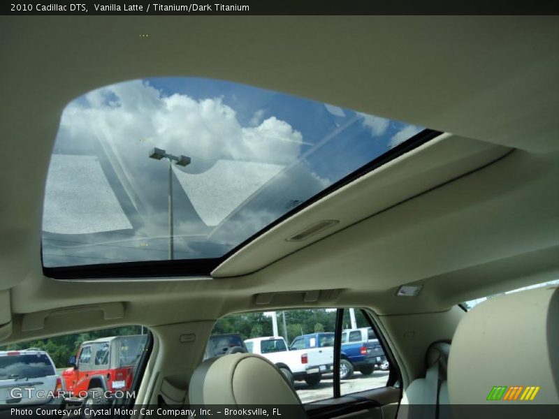 Vanilla Latte / Titanium/Dark Titanium 2010 Cadillac DTS
