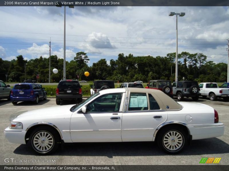 Vibrant White / Medium Light Stone 2006 Mercury Grand Marquis LS