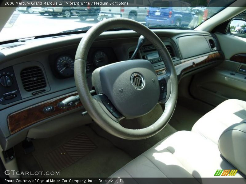 Vibrant White / Medium Light Stone 2006 Mercury Grand Marquis LS