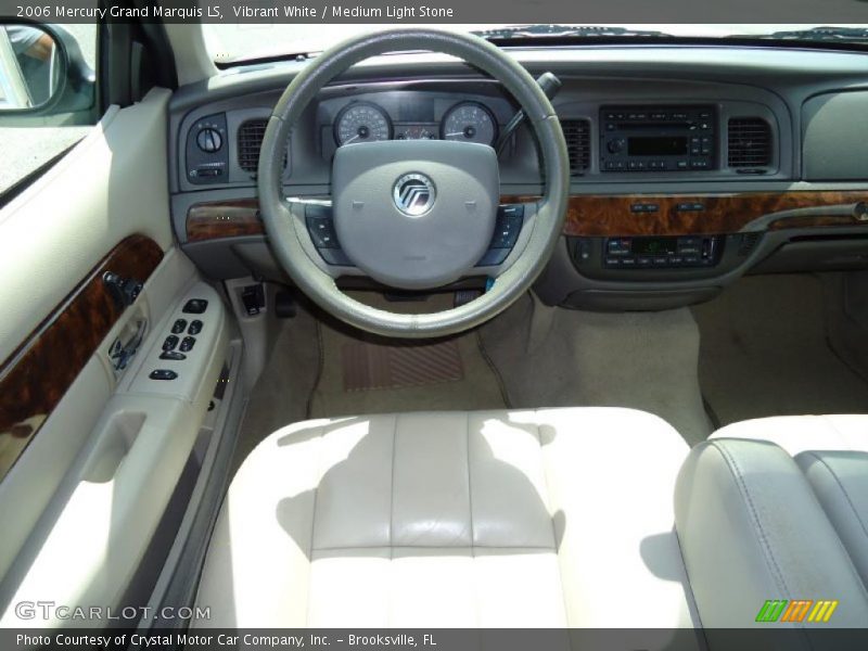 Vibrant White / Medium Light Stone 2006 Mercury Grand Marquis LS