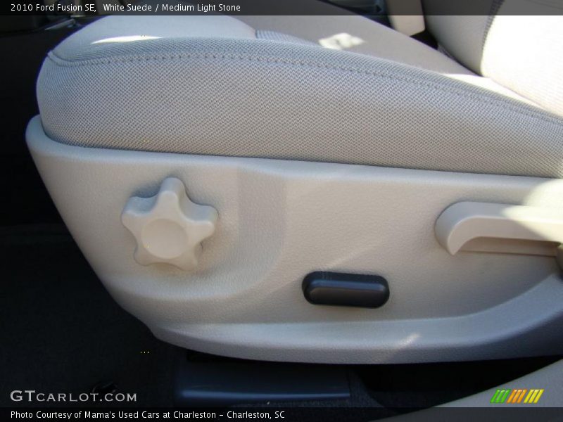 White Suede / Medium Light Stone 2010 Ford Fusion SE