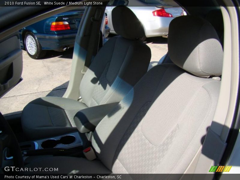 White Suede / Medium Light Stone 2010 Ford Fusion SE