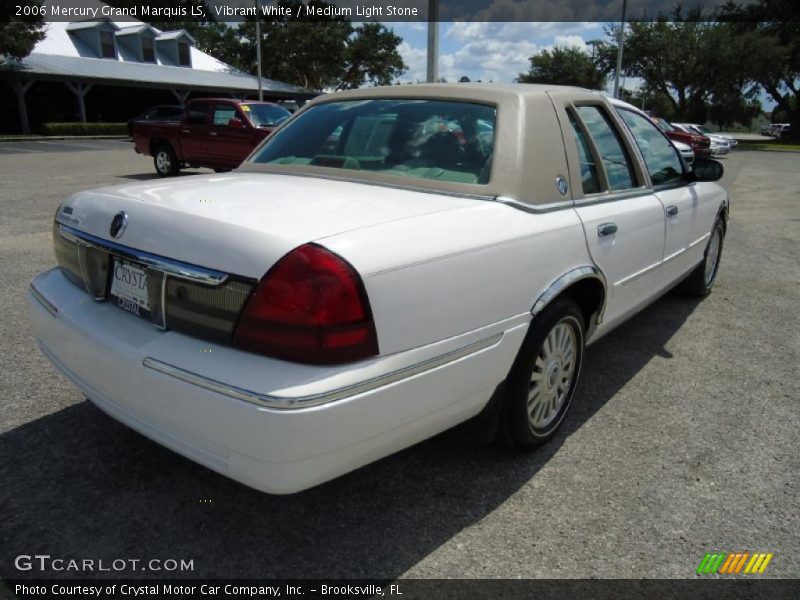 Vibrant White / Medium Light Stone 2006 Mercury Grand Marquis LS