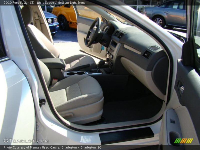 White Suede / Medium Light Stone 2010 Ford Fusion SE