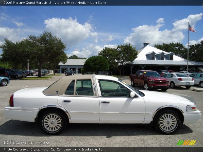 Vibrant White / Medium Light Stone 2006 Mercury Grand Marquis LS