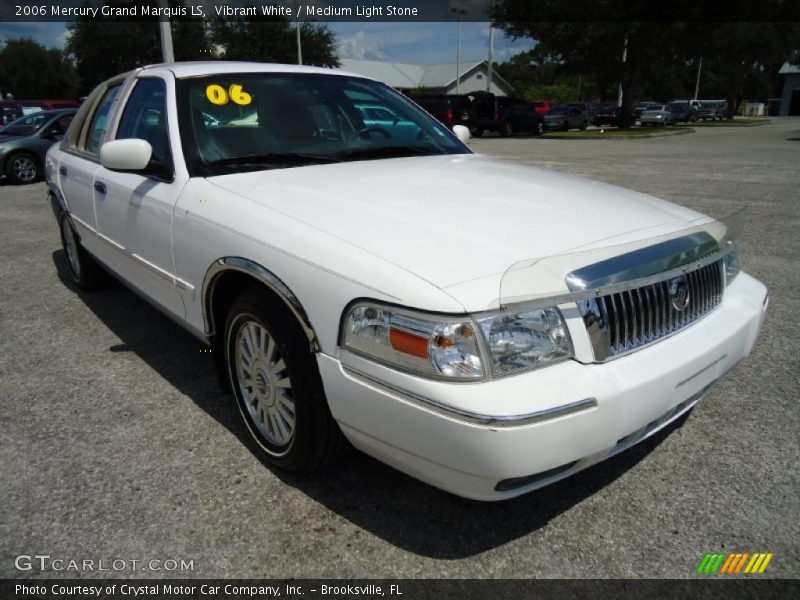 Vibrant White / Medium Light Stone 2006 Mercury Grand Marquis LS