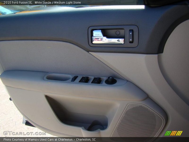 White Suede / Medium Light Stone 2010 Ford Fusion SE