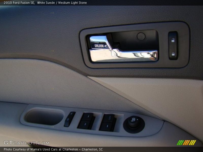 White Suede / Medium Light Stone 2010 Ford Fusion SE