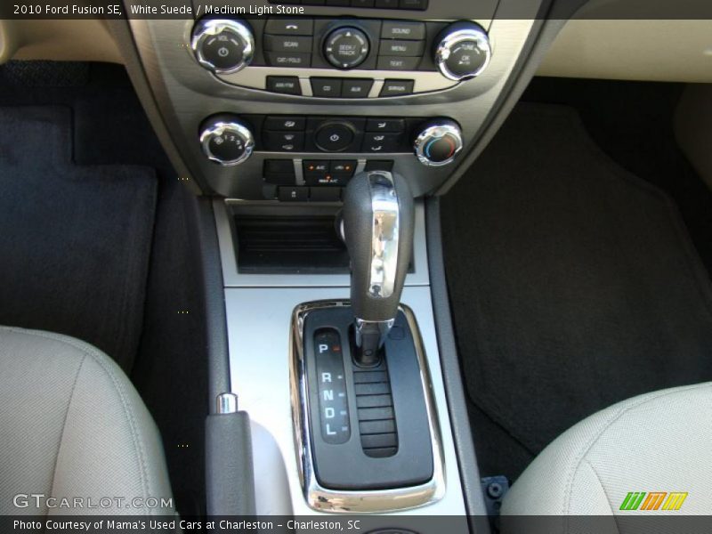 White Suede / Medium Light Stone 2010 Ford Fusion SE
