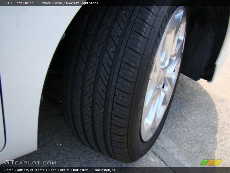 White Suede / Medium Light Stone 2010 Ford Fusion SE