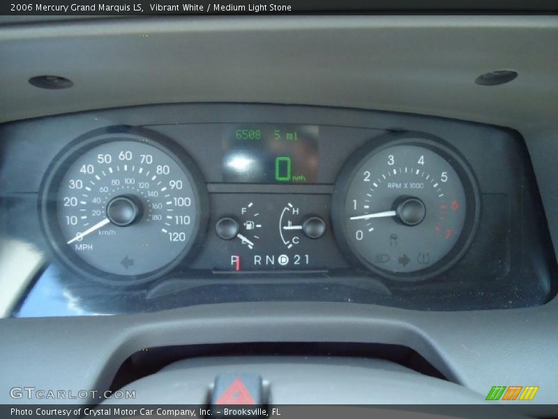 Vibrant White / Medium Light Stone 2006 Mercury Grand Marquis LS