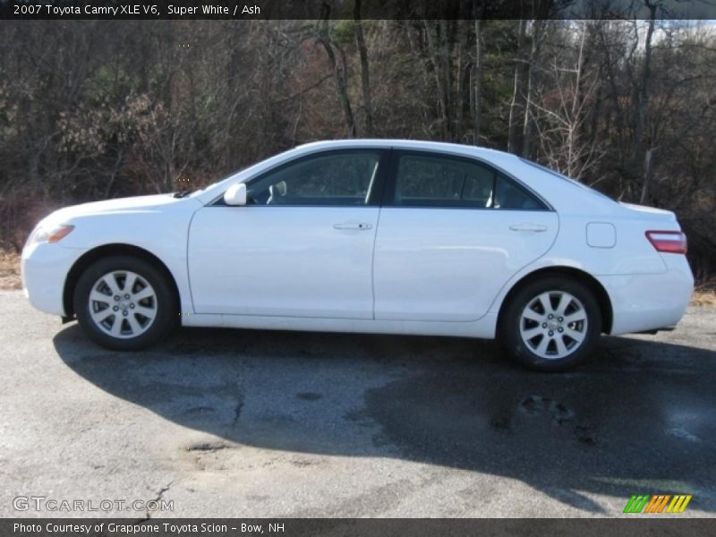 Super White / Ash 2007 Toyota Camry XLE V6