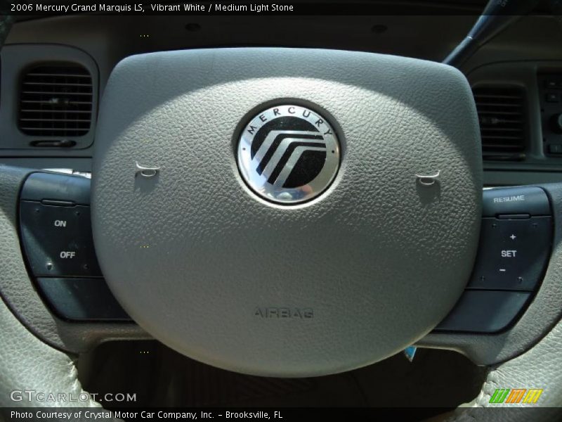 Vibrant White / Medium Light Stone 2006 Mercury Grand Marquis LS