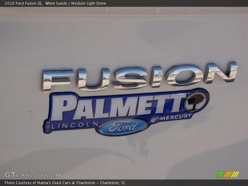 White Suede / Medium Light Stone 2010 Ford Fusion SE
