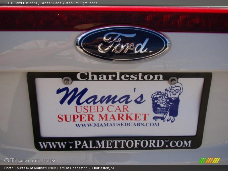 White Suede / Medium Light Stone 2010 Ford Fusion SE
