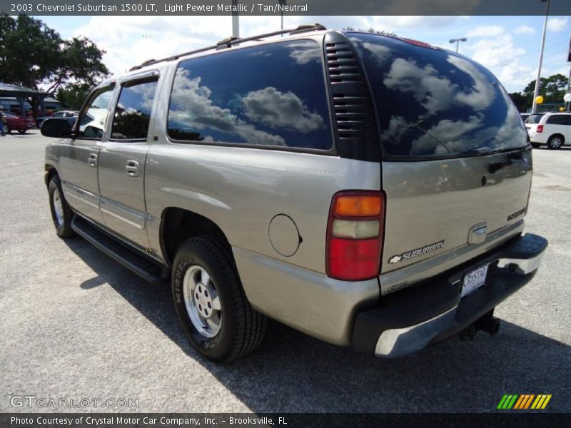 Light Pewter Metallic / Tan/Neutral 2003 Chevrolet Suburban 1500 LT