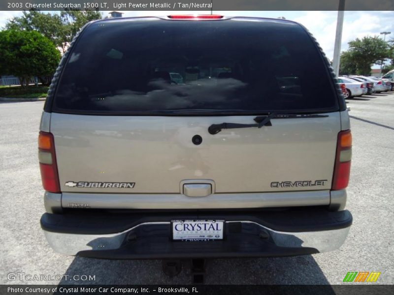Light Pewter Metallic / Tan/Neutral 2003 Chevrolet Suburban 1500 LT