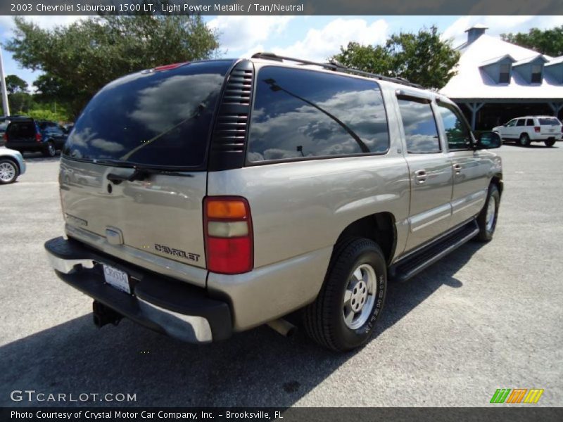 Light Pewter Metallic / Tan/Neutral 2003 Chevrolet Suburban 1500 LT