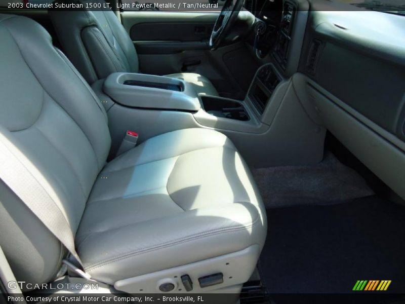 Light Pewter Metallic / Tan/Neutral 2003 Chevrolet Suburban 1500 LT
