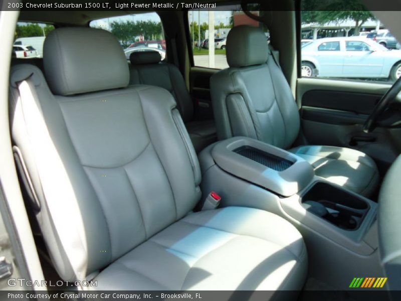 Light Pewter Metallic / Tan/Neutral 2003 Chevrolet Suburban 1500 LT
