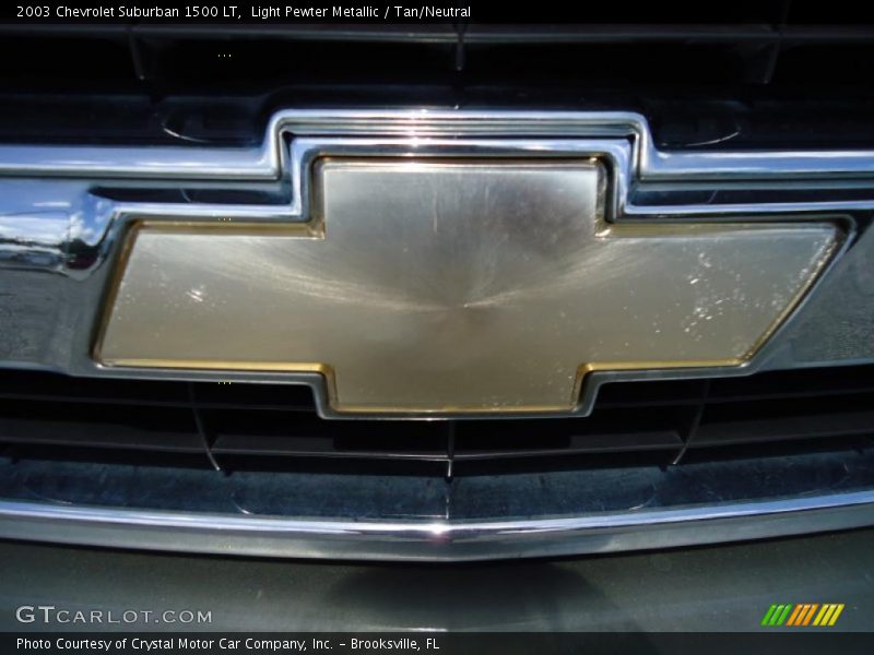 Light Pewter Metallic / Tan/Neutral 2003 Chevrolet Suburban 1500 LT
