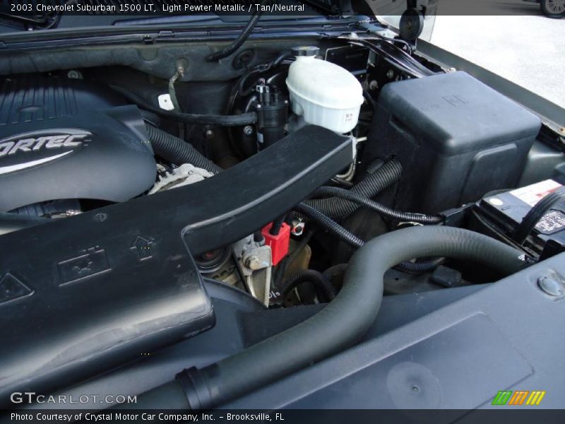 Light Pewter Metallic / Tan/Neutral 2003 Chevrolet Suburban 1500 LT