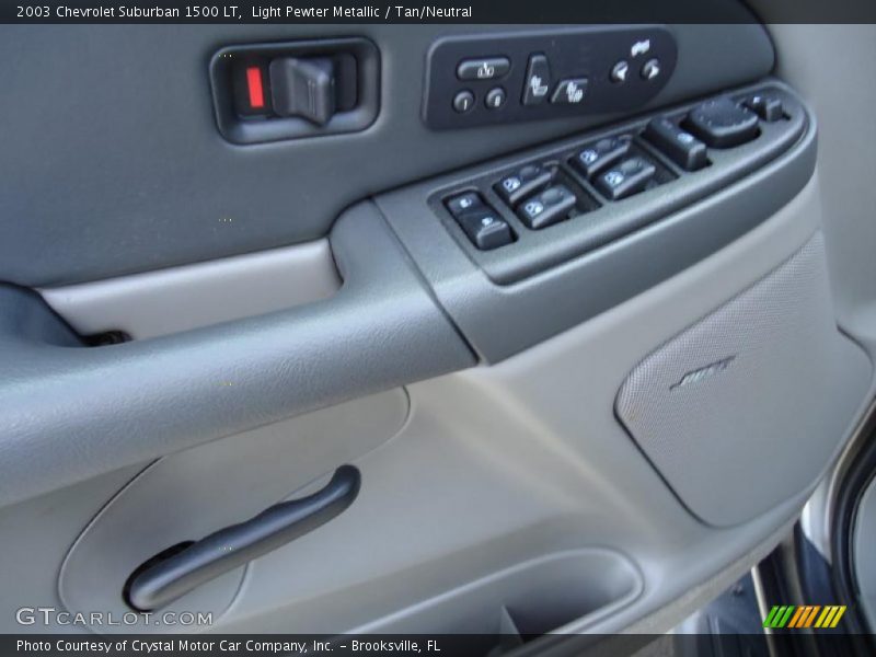 Light Pewter Metallic / Tan/Neutral 2003 Chevrolet Suburban 1500 LT