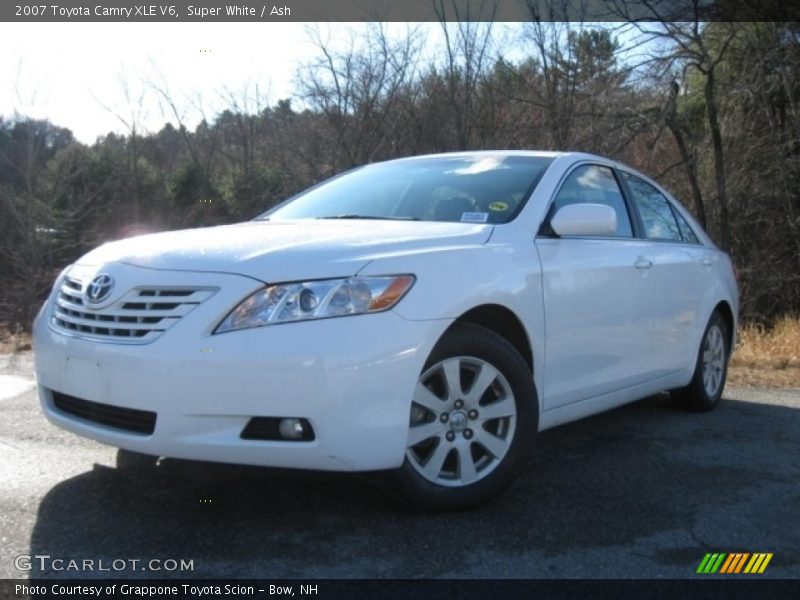 Super White / Ash 2007 Toyota Camry XLE V6