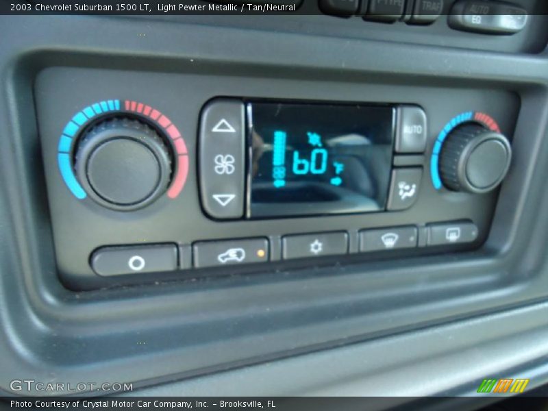 Light Pewter Metallic / Tan/Neutral 2003 Chevrolet Suburban 1500 LT