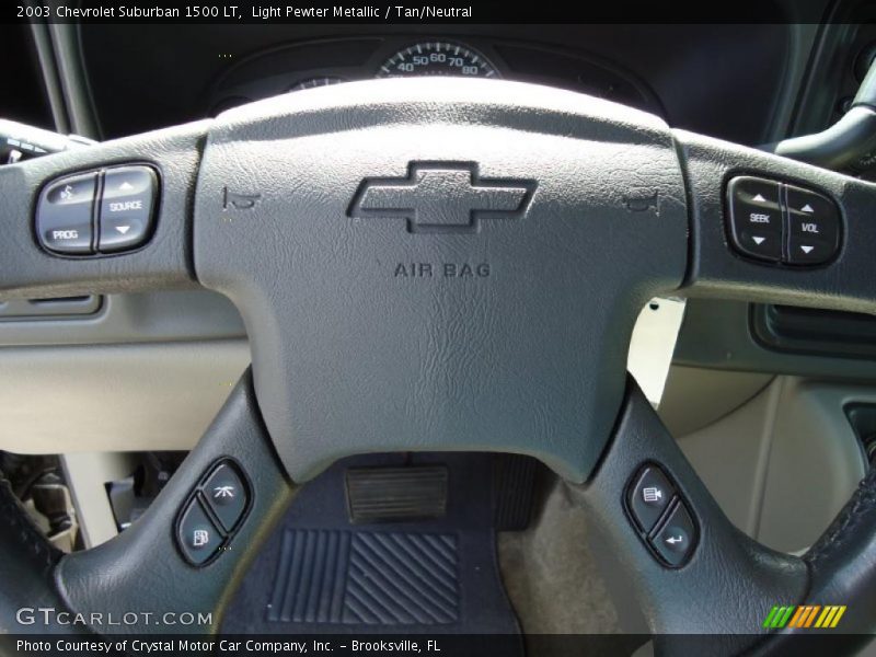 Light Pewter Metallic / Tan/Neutral 2003 Chevrolet Suburban 1500 LT
