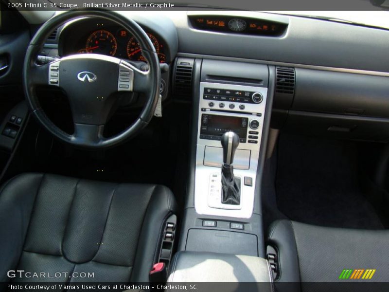 Brilliant Silver Metallic / Graphite 2005 Infiniti G 35 Coupe