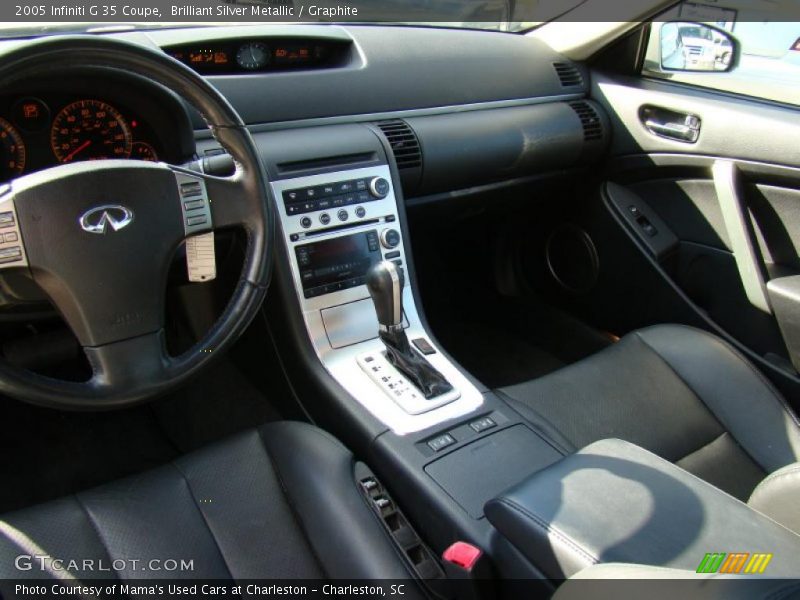 Brilliant Silver Metallic / Graphite 2005 Infiniti G 35 Coupe