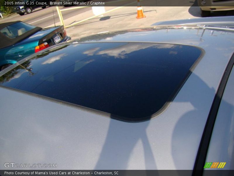 Brilliant Silver Metallic / Graphite 2005 Infiniti G 35 Coupe