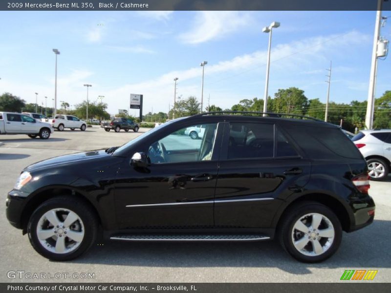 Black / Cashmere 2009 Mercedes-Benz ML 350