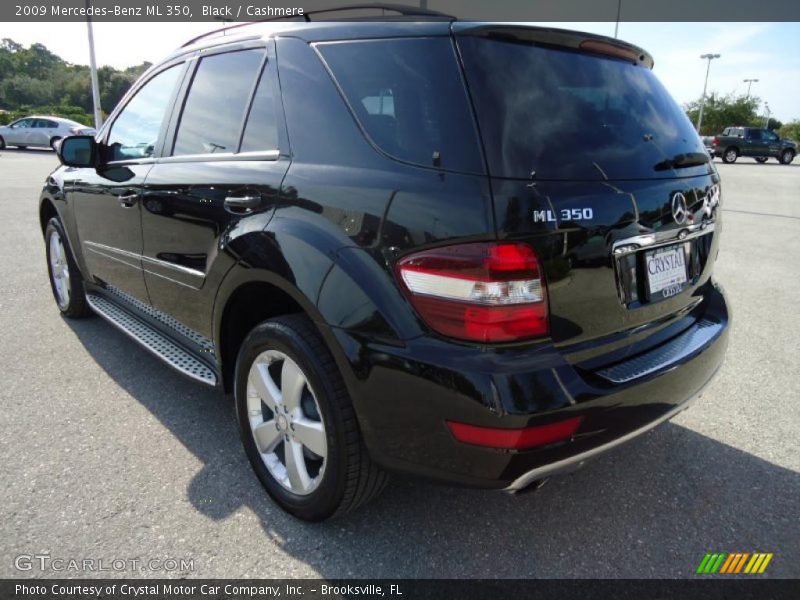 Black / Cashmere 2009 Mercedes-Benz ML 350