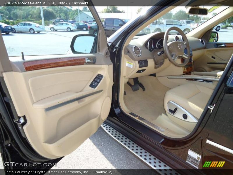 Black / Cashmere 2009 Mercedes-Benz ML 350