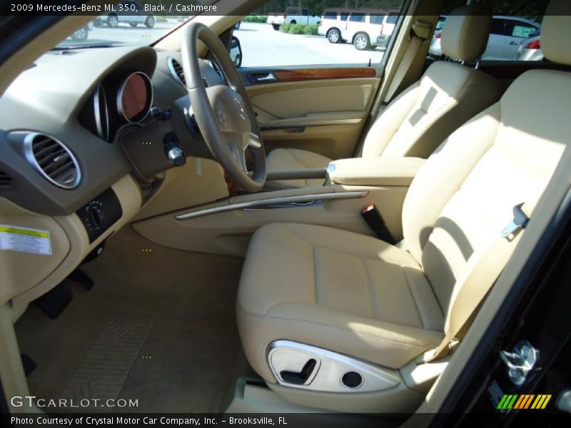 Black / Cashmere 2009 Mercedes-Benz ML 350