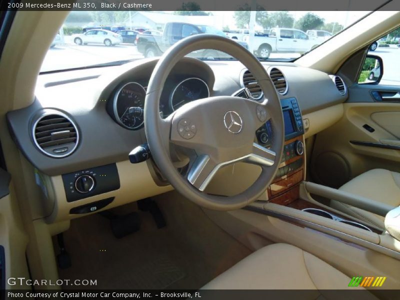 Black / Cashmere 2009 Mercedes-Benz ML 350