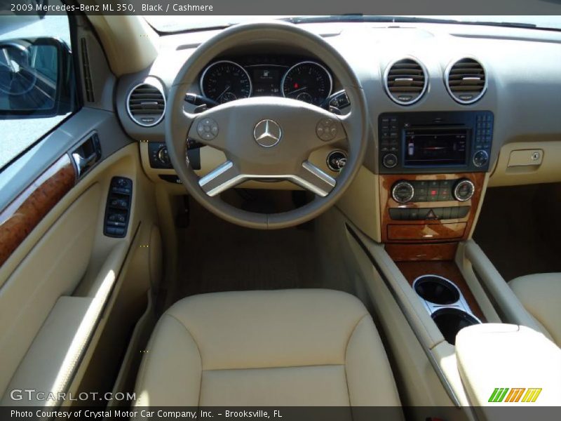 Black / Cashmere 2009 Mercedes-Benz ML 350