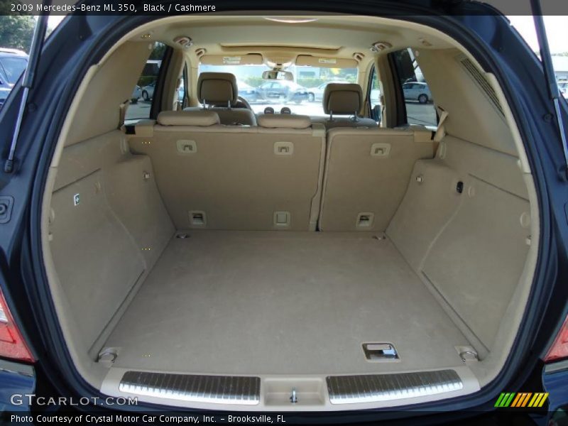 Black / Cashmere 2009 Mercedes-Benz ML 350