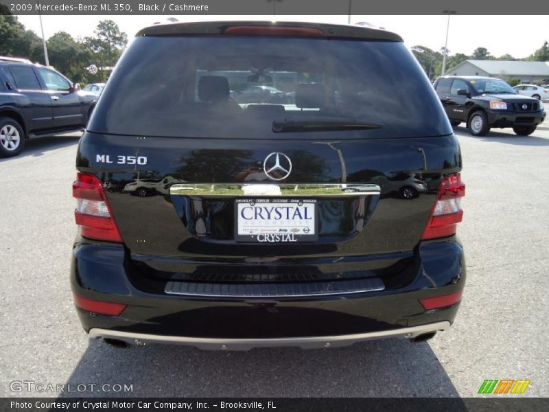 Black / Cashmere 2009 Mercedes-Benz ML 350