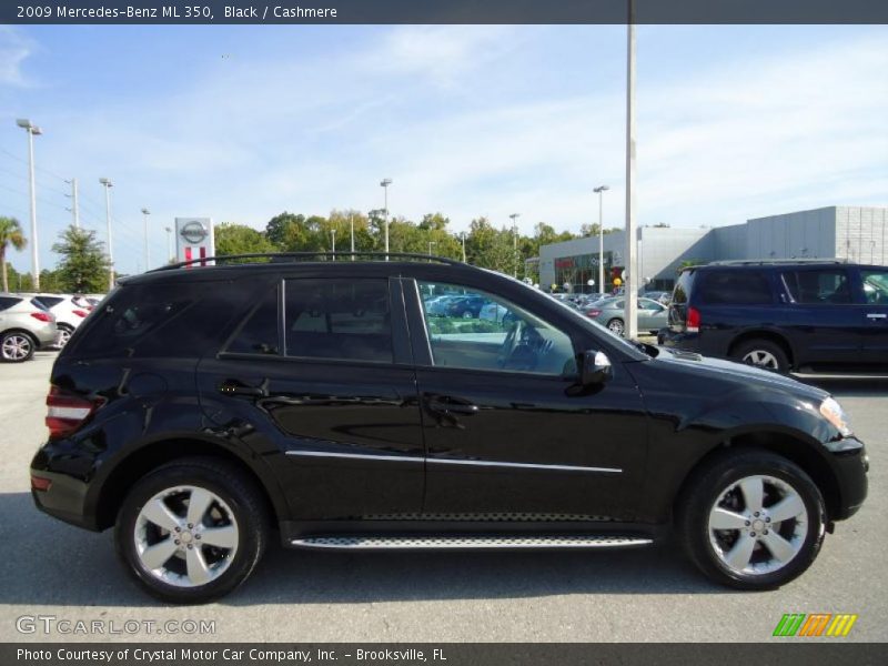 Black / Cashmere 2009 Mercedes-Benz ML 350
