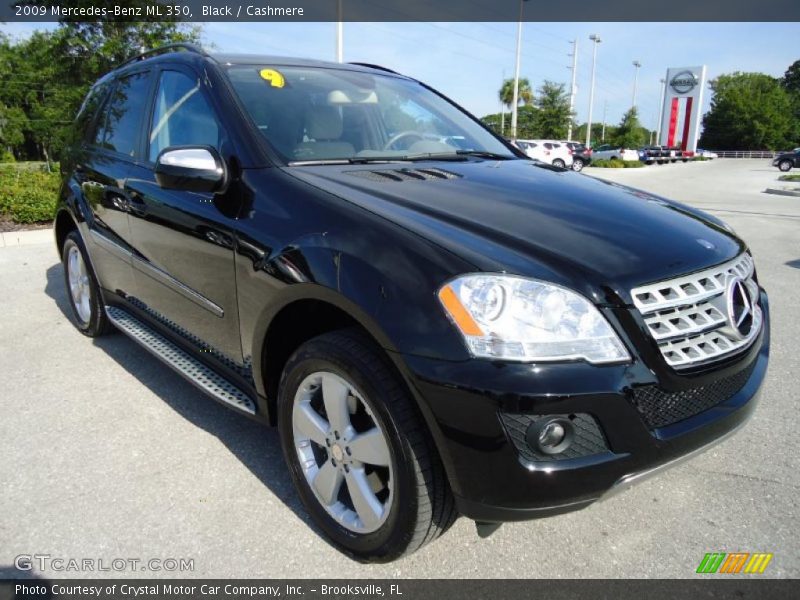 Black / Cashmere 2009 Mercedes-Benz ML 350